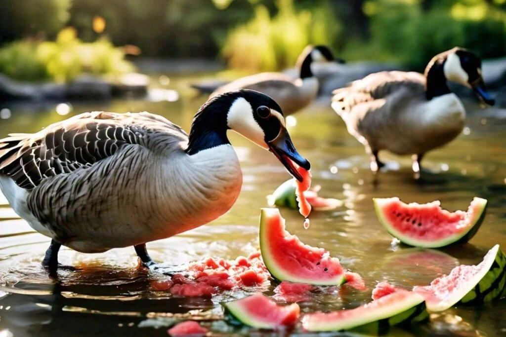 Can Geese Eat Watermelon Peels
