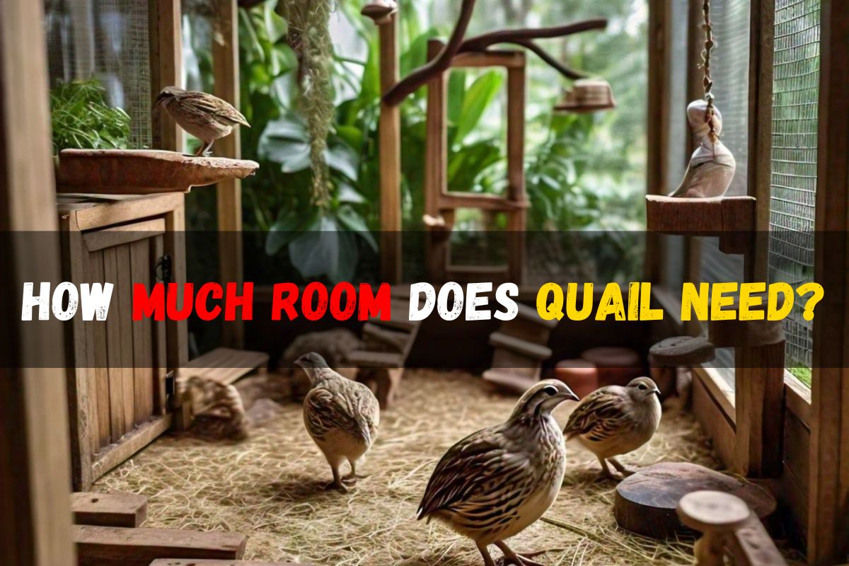 How much room does quail need?