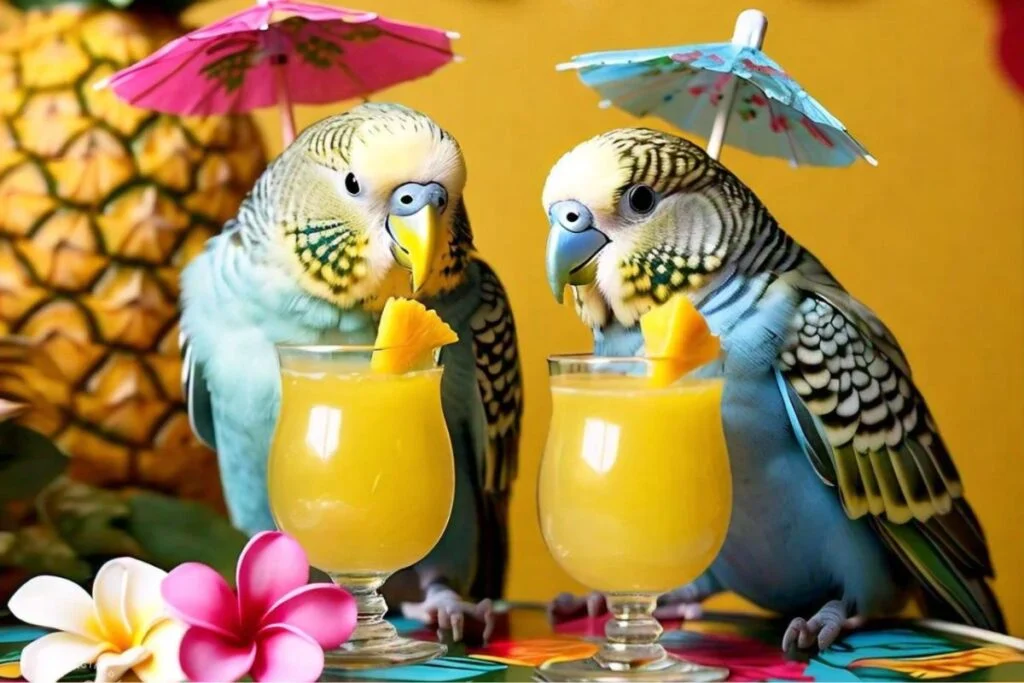 budgies drink pineapple juice