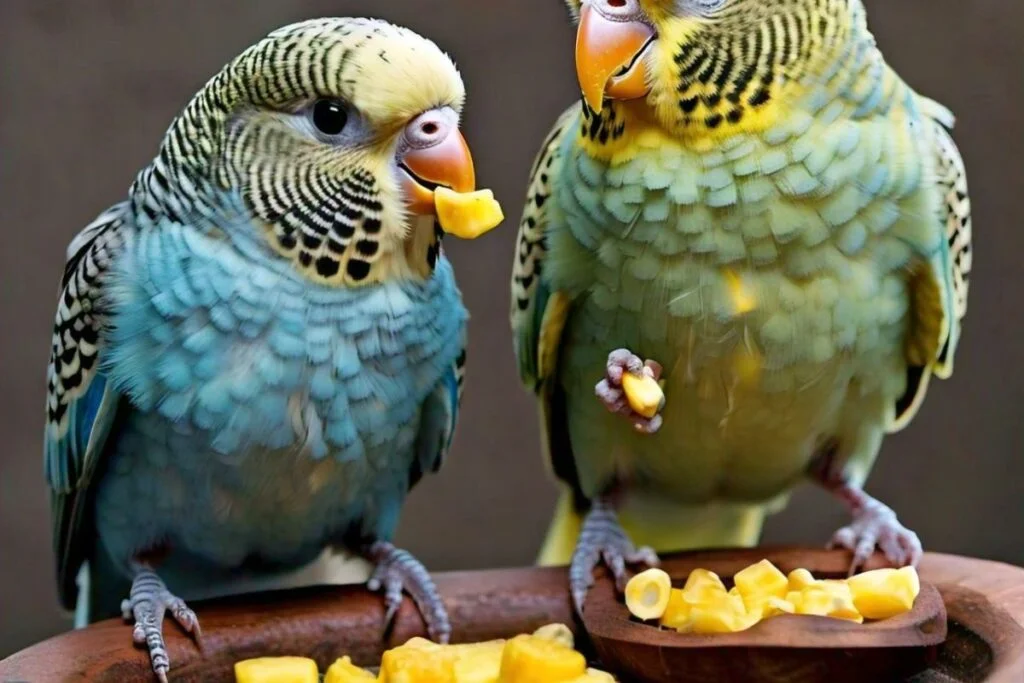 budgies eat pineapple seeds